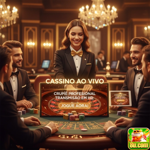 Cassino ao Vivo no 8u.com: Atmosfera de Cassino Real